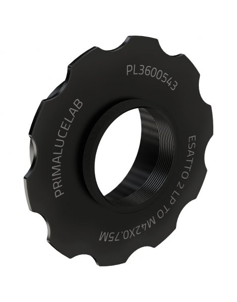 Adapter from M60 to T2 with stop ring for ESATTO 2” LP|ESATTO 2" LP|Primalucelab en