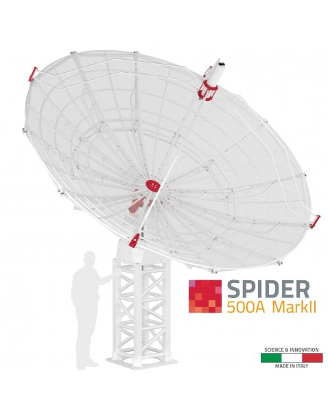 SPIDER 500A MarkII professional radio telescope