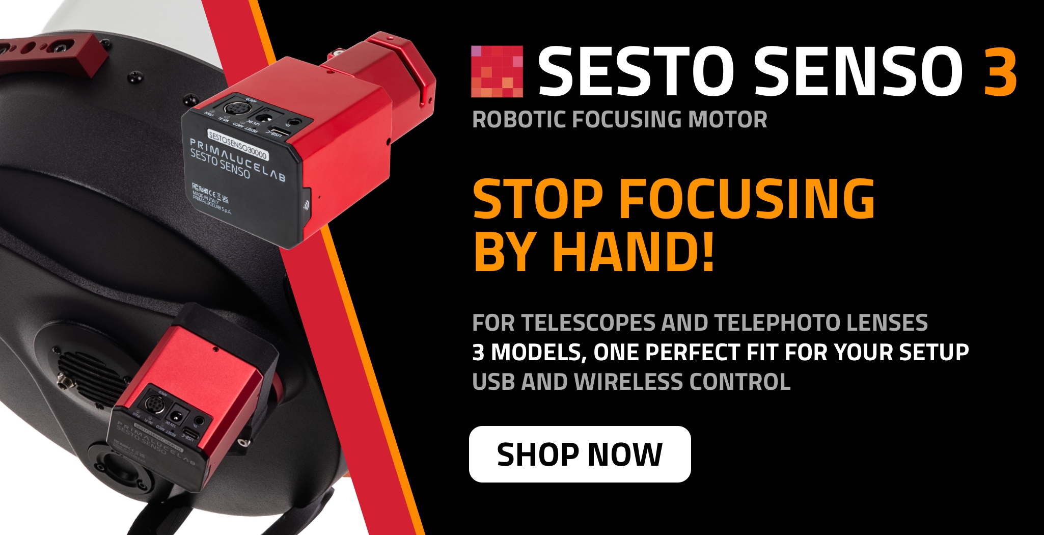 SESTO SENSO 3 robotic focusing motor